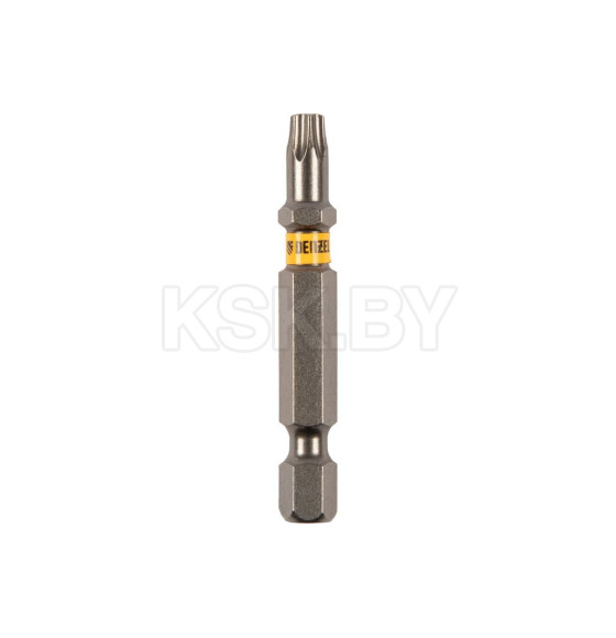 Бита TORX 25х50 мм сталь S2, шестигранный профиль (10 шт.) Denzel 11670 (11670) 