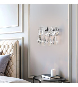 Настенный светодиодный светильник с хрусталем 437/1 Bogate's Strotskis