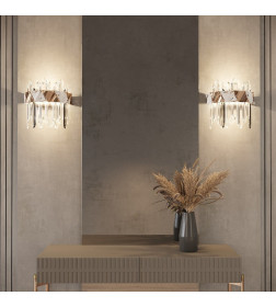 Настенный светодиодный светильник с хрусталем 420/1 Bogate's