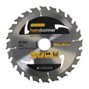 Диск пильный по дереву 190x24Tх30x2.6 мм Hanskonner H9022-190-30/20-24 (H9022-190-30/20-24) 