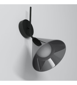 Настенный светильник со стеклянным плафоном 70161/1 черный Eurosvet