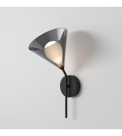 Настенный светильник со стеклянным плафоном 70161/1 черный Eurosvet