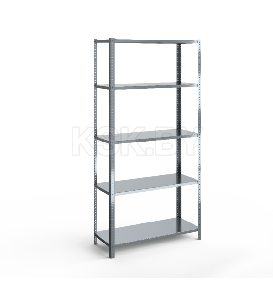 .Стеллаж металлический для склада 1900х1000х500 мм 5 полок (S240MP52550211) 