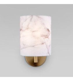 Настенный светильник с тканевым абажуром 60174/1 латунь Eurosvet