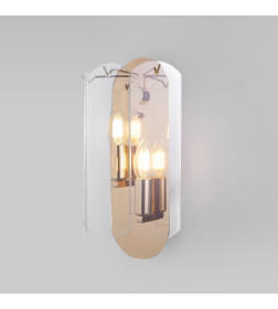 Настенный светильник со стеклянным плафоном 60170/2 золото Eurosvet