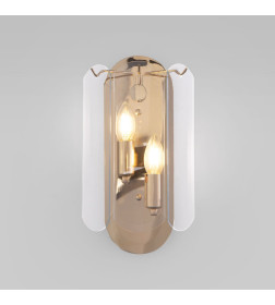 Настенный светильник со стеклянным плафоном 60170/2 золото Eurosvet