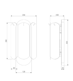 Настенный светильник со стеклянным плафоном 60170/2 золото Eurosvet