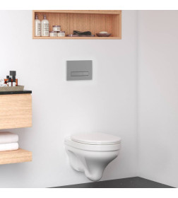 Кнопка BERGES для инсталляции ATOM Line матовый хром