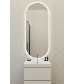 Зеркало CERSANIT ECLIPSE Fusion 60x145 с подсветкой овальное 