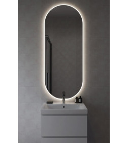 Зеркало CERSANIT ECLIPSE Fusion 60x145 с подсветкой овальное 