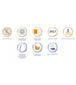 Зеркало CERSANIT ECLIPSE Fusion 60x145 с подсветкой овальное 