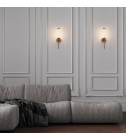 Настенный светодиодный светильник 50387 LED латунь Eurosvet