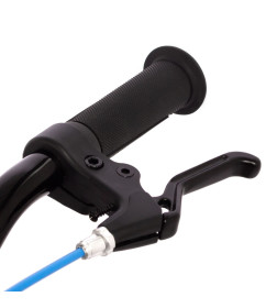 Велосипед NOVATRACK 16" Blast. Магнезиевая рама, синий, полная защ.цепи, диск.тормоз, короткие крылья