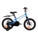 Велосипед NOVATRACK 16" Blast. Магнезиевая рама, синий, полная защ.цепи, диск.тормоз, короткие крылья (168359 165MBLASTD.BL4) 