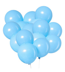 Набор шаров латекс 12, пастель 4986487 (25 шт) цвет голубой