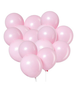 Набор шаров латекс 12, пастель 4986480 (25 шт) цвет светло-розовый