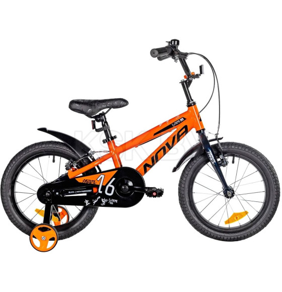 Велосипед NOVATRACK 16" EXTREME алюминий, оранжевый (172082 167AEXTREMEV.OR5) 