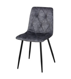 Стул "Регги" каркас Муар черный/лофт (графит) СРП-066 СоюзРегионПоставка