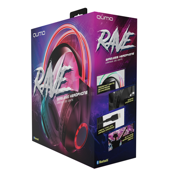 Bluetooth гарнитура Qumo Party Rave ВТ 0077 40444 (Q40444) 