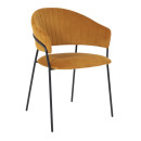 Стул AV 433, карри бархат Confetti chai tea/черный (123203) 