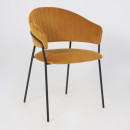 Стул AV 433, карри бархат Confetti chai tea/черный (123203) 