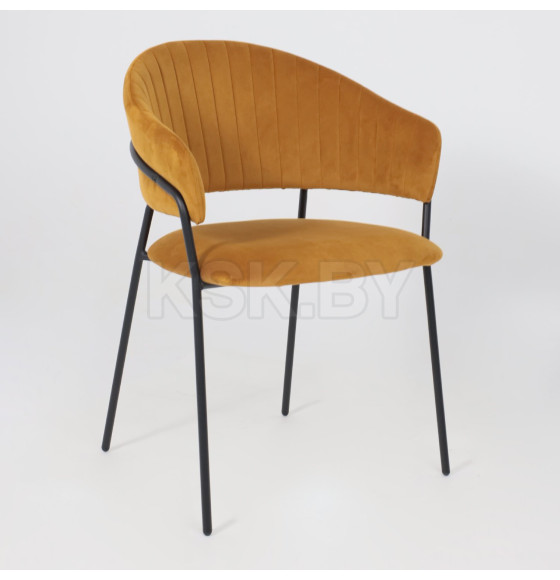 Стул AV 433, карри бархат Confetti chai tea/черный (123203) 