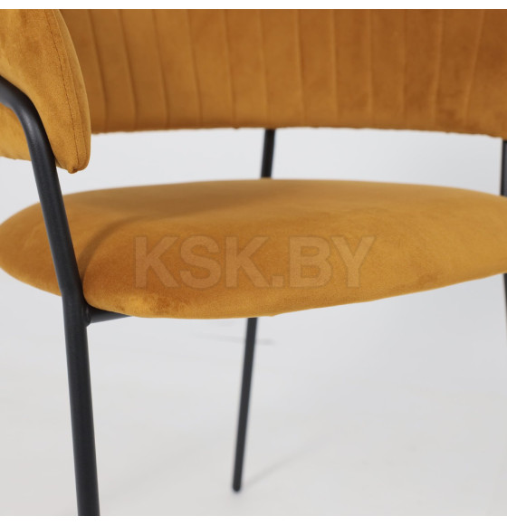 Стул AV 433, карри бархат Confetti chai tea/черный (123203) 