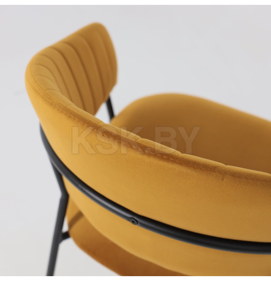 Стул AV 433, карри бархат Confetti chai tea/черный (123203) 