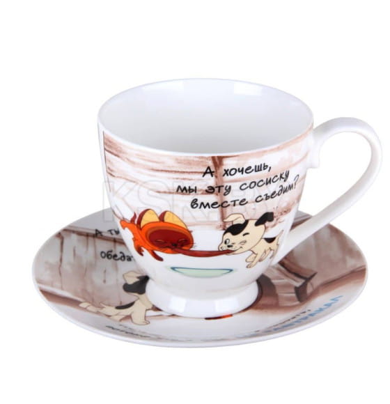 Чайная пара "Котенок Гав" HD241148 (440мл) в подар.уп (112465) 