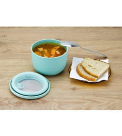 Миска М1324 (0,6л) герметичная с клапаном для СВЧ (фисташковый), 