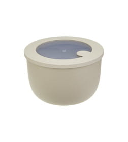 Миска М1325 (1,2л) герметичная с клапаном для СВЧ (латте), 