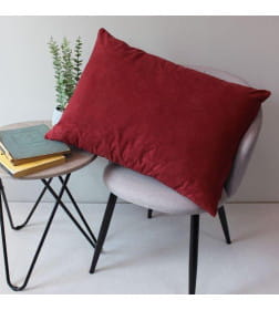 Наволочка декоративная 50x70 см, бордовый VELOURS MATEX 61-175