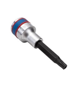 Головка торцевая 1/2" с вставкой-битой TORX T40х80 мм с отверстием KING TONY 403740