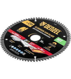 Диск пильный по алюминию 210х80Tх30 мм Denzel 733787