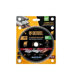 Диск пильный по алюминию 165х60Tх20 мм Denzel 733747