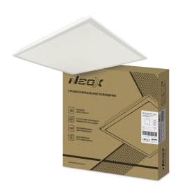 Панель светодиодная встраиваемая ДВО-PRO 4040-ОПАЛ 40Вт 4000К 120лм/Вт CRI80 595х595х30 мм NEOX 4690612057279