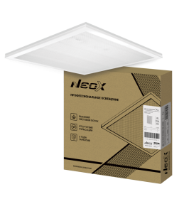 Панель светодиодная универсальная ДВО-02 4565-ПРИЗМА 45Вт 230В 6500К 4500Лм 100Лм/Вт 595х595х19 мм NEOX 4690612037653