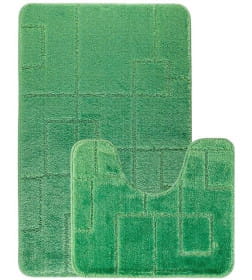 Набор ковриков для ванной One Color 50*80+50*40  L.GREEN зеленый  CLT16/LUEZE 5504