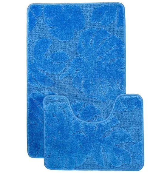Набор ковриков для ванной One Color 50*80+50*40  голубой BLUE CLT 202231 (CLT 202231) 