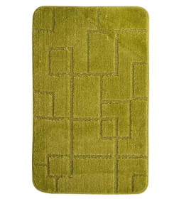 Набор ковриков для ванной One Color 50*80+50*40  зеленый GREEN CLT 16