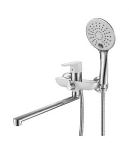 Смеситель для ванны Gross Aqua Space White Chrome , 7515288СW-35L(F)