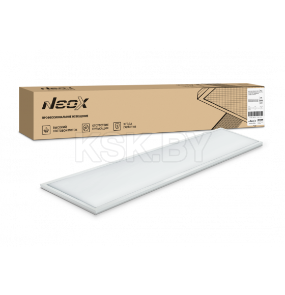 Панель светодиодная универсальная ДВО-01 3640-ПРИЗМА 36 Вт 230В 4000K 3600Лм 180х1195х19 мм NEOX 4690612057309 (4690612042701) 