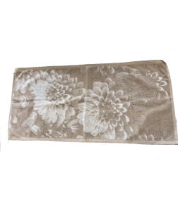 Полотенце махровое 81х40см Цветы смеются(лён3)