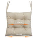 Подушка для сиденья 40x40 см (светло-бежевый) MATEX ARIA 59-738 (59-738) 