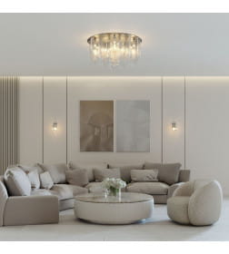 Потолочный светильник с плафонами из фактурного стекла Smart 381/10 Bogate's Smart