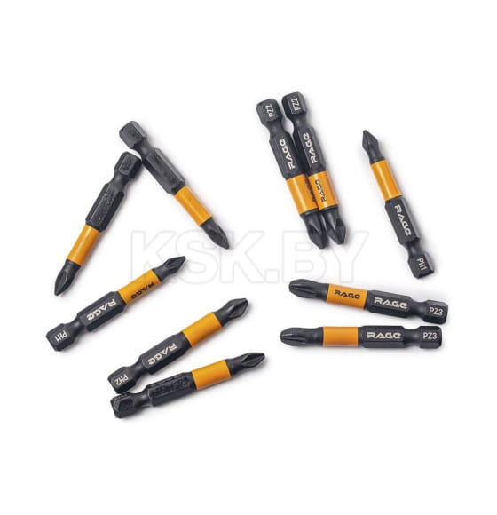 Набор бит магнитных PH/PZх50 мм S2 (10 шт.) By VIRA RAGE 554191 (554191) 