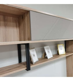 Полка навесная 1350 Кенди Мод.12 (Дуб Альпийский) Алисия АЯ.21.09.12