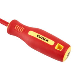 Отвертка плоская SL4х100 мм диэлектрическая (231102) Elitech 207167