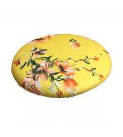 Подушка для сиденья "Цветы на желтом" 33x33 см (желтый, розовый, зеленый) MATEX CONCEPT. LINE 51-916