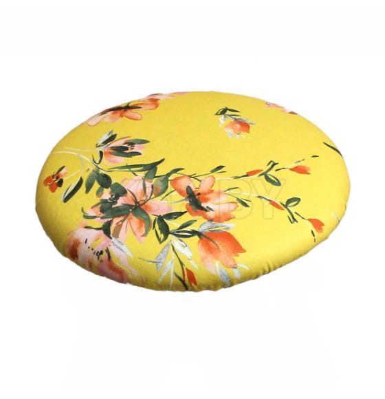 Подушка для сиденья "Цветы на желтом" 33x33 см (желтый, розовый, зеленый) MATEX CONCEPT. LINE 51-916 (51-916) 